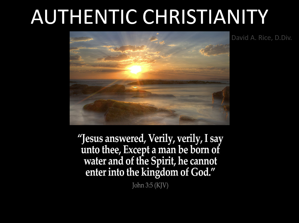 Authentic Christianity – End Time Thinker